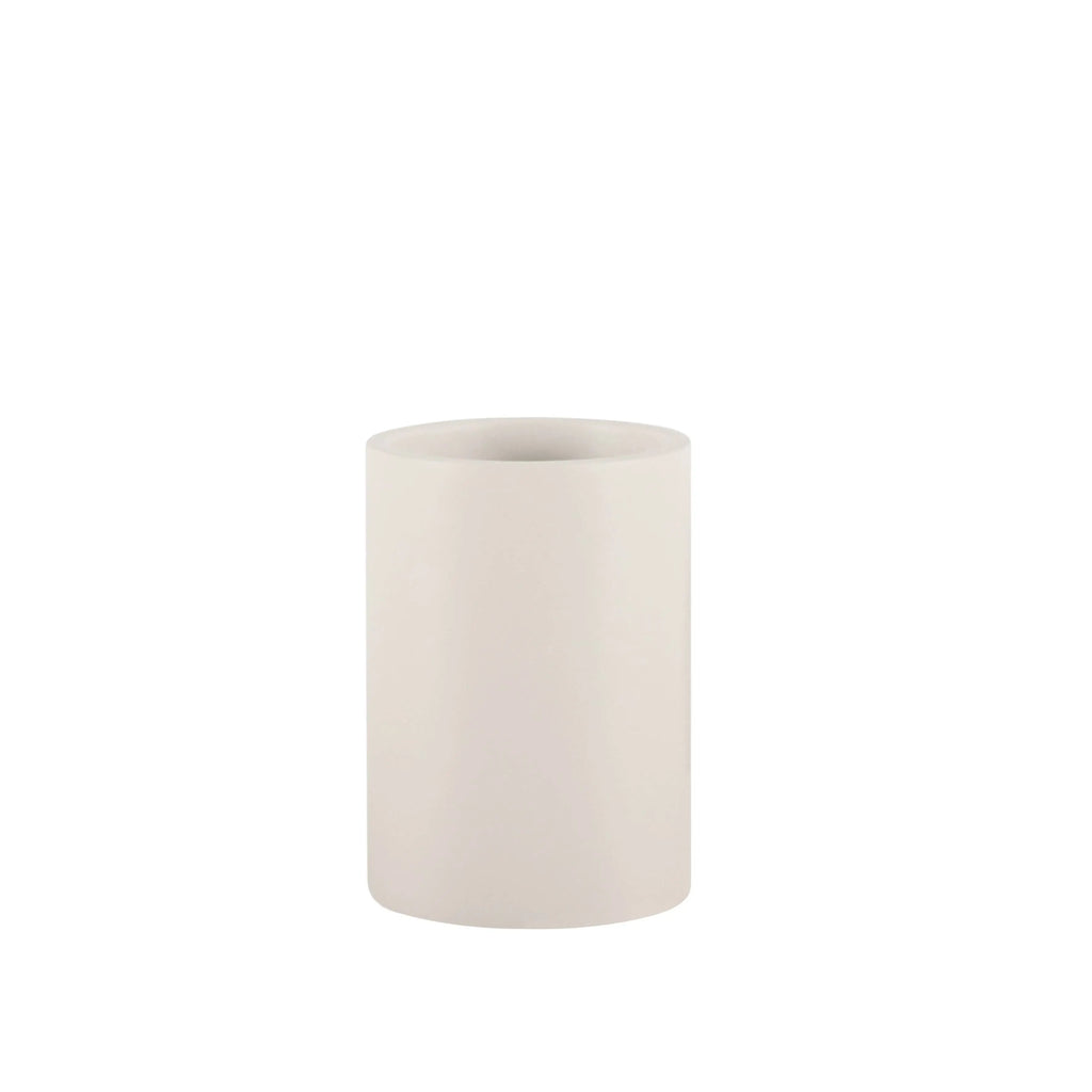 Cream Resin Bathroom Accessories Bundle — 4-Piece Set with Tray | Resin-25-0696