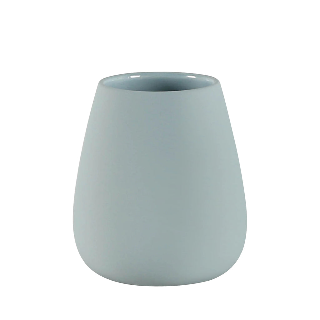 Sage Blue Matte Tapered Ceramic Bathroom Bundle — 3-Piece Set | Ceramic-25-0629