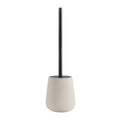 Ivory Matte Tapered Ceramic Toilet Brush Holder | Ceramic-25-0632