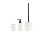 Glossy White Ceramic Bathroom Bundle — 3-Piece Set | Ceramic-25-0649