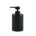 Matte Black Resin Lotion Dispenser with Black Pump | Resin-25-0697-LP